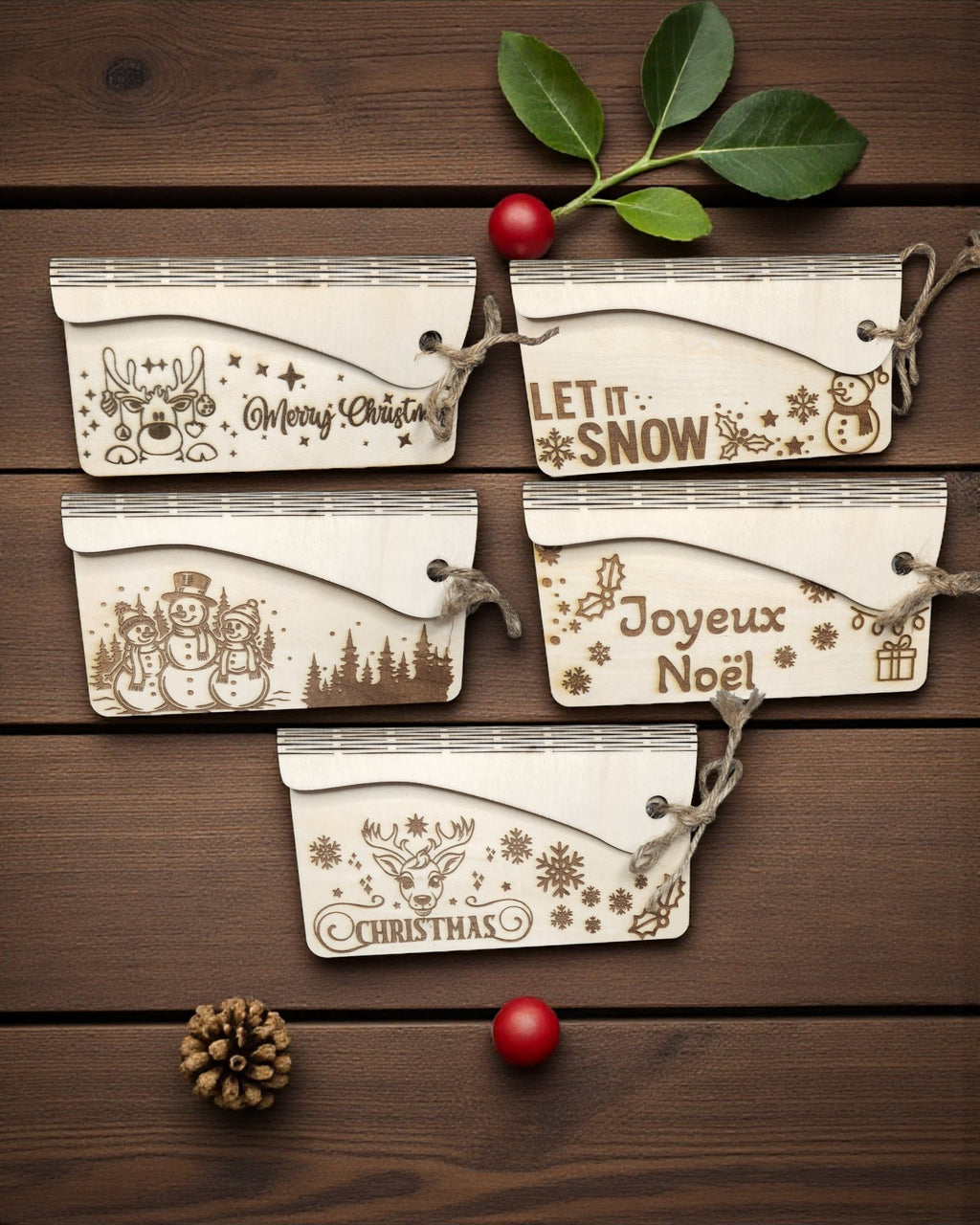 L'enveloppe Magique - Enveloppe réutilisable de Noël