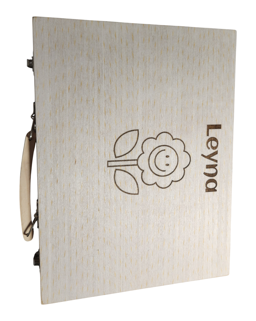 Le Créatif – Coffret de coloriage en bois gravé (67 pièces)