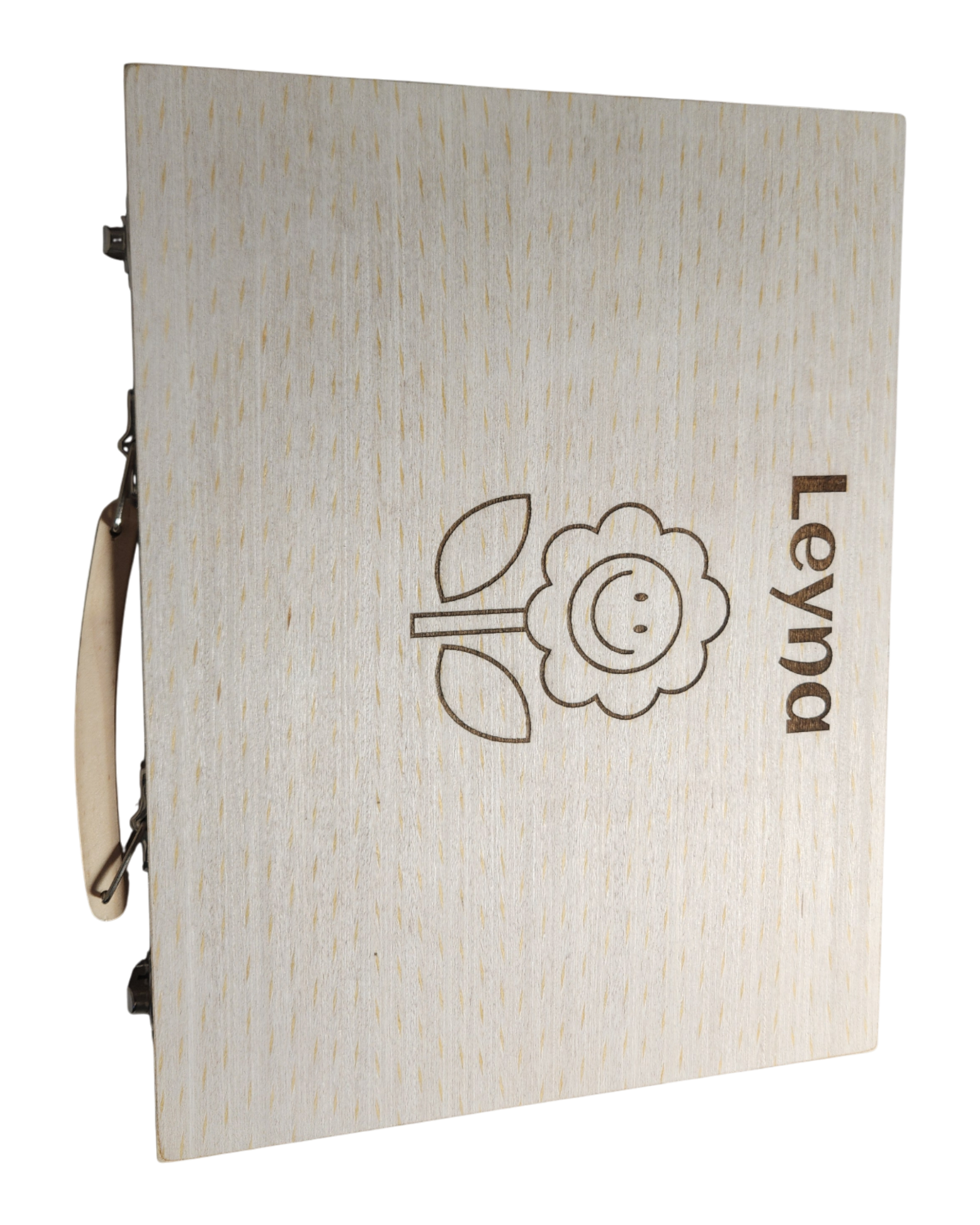 Le Créatif – Coffret de coloriage en bois gravé (67 pièces)