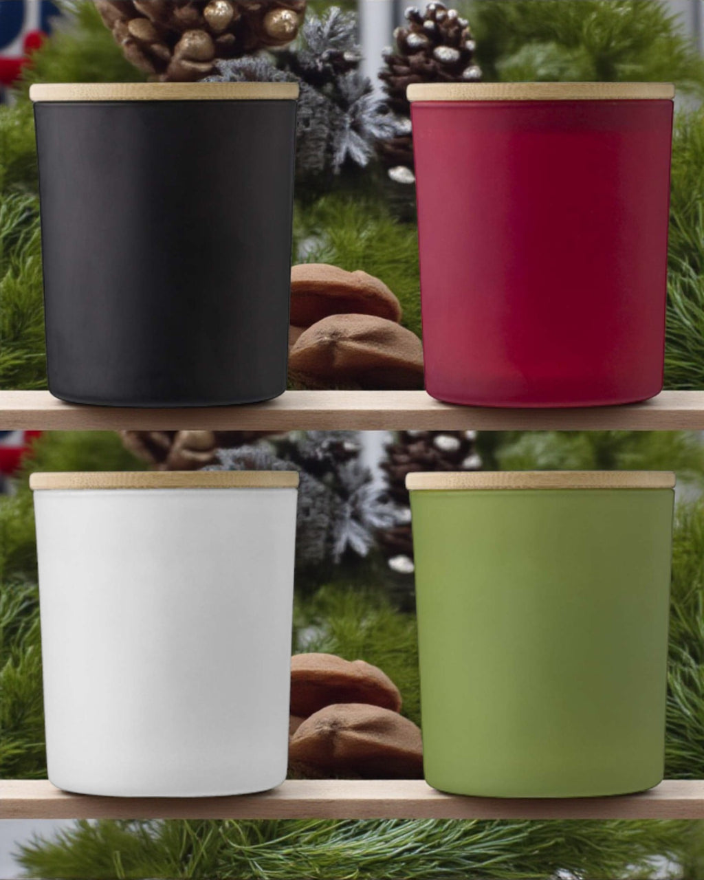 L’Apaisante – Bougie parfumée en verre gravée