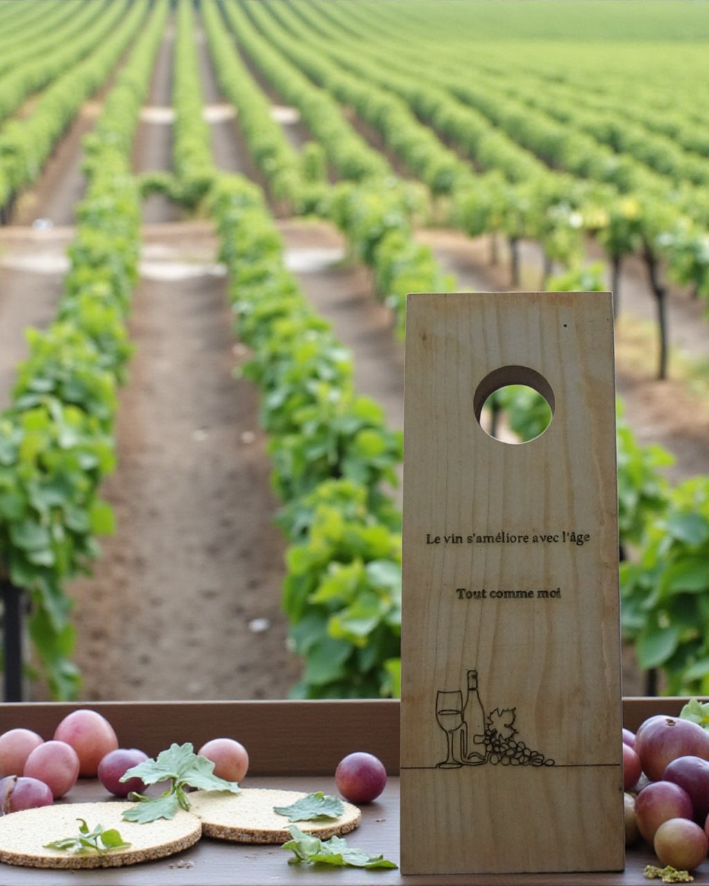 L'Equilibriste - Support à bouteille de vin