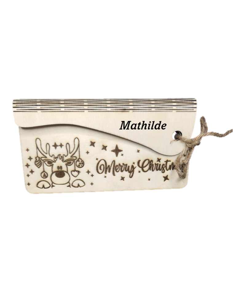 L'enveloppe Magique - Enveloppe réutilisable de Noël